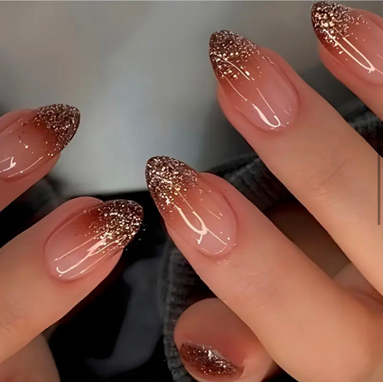 Glamorous Short Almond Nails 2025