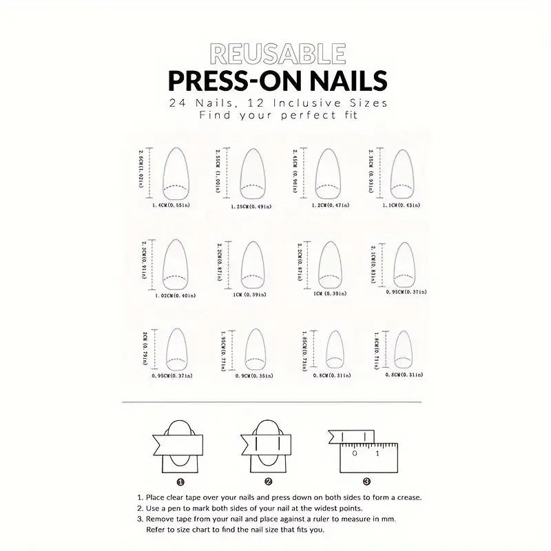 3D Starry Cat Eye Line Rhinestone Butterfly Press-on Nails