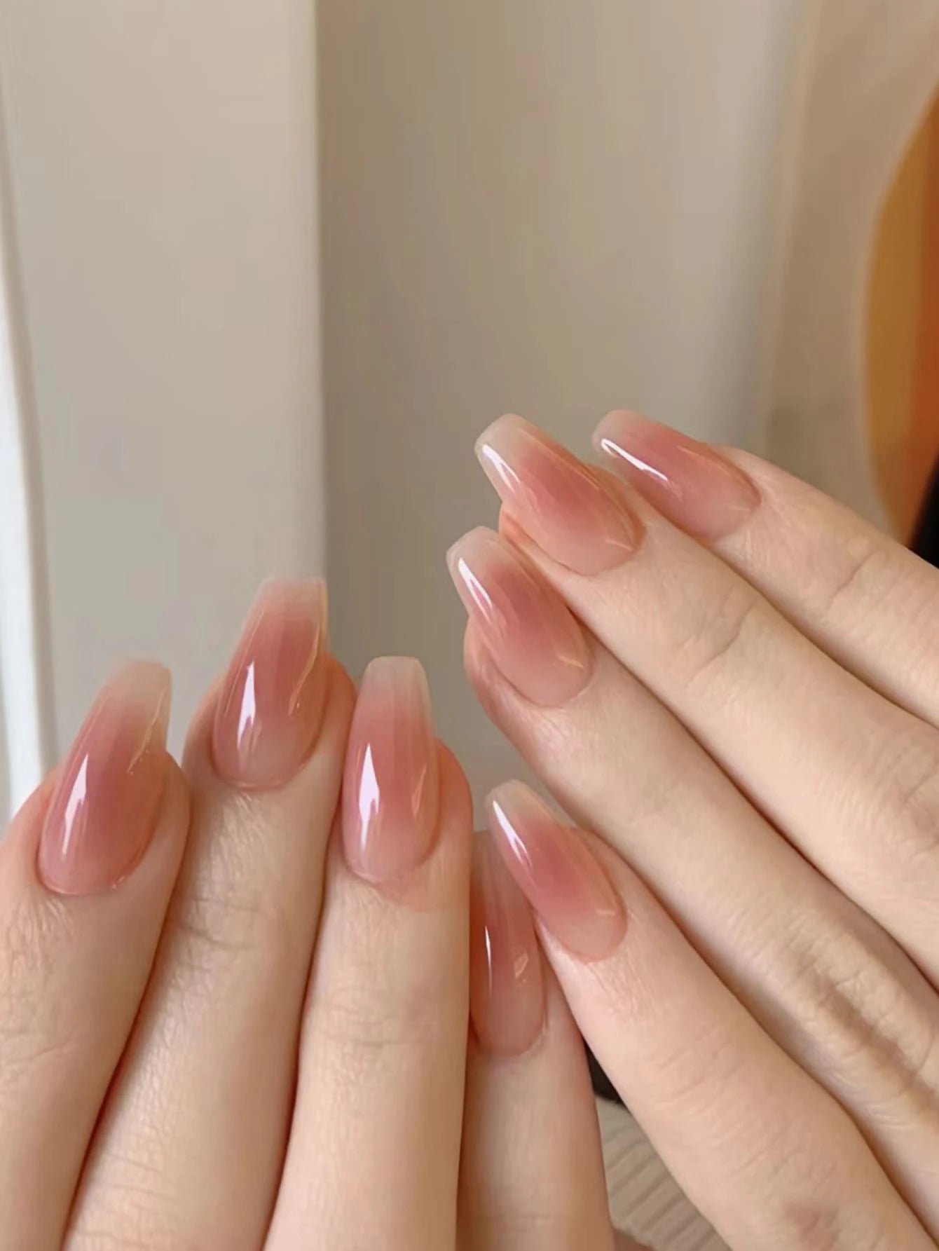 Short Coffin Ombre Press-On Nails