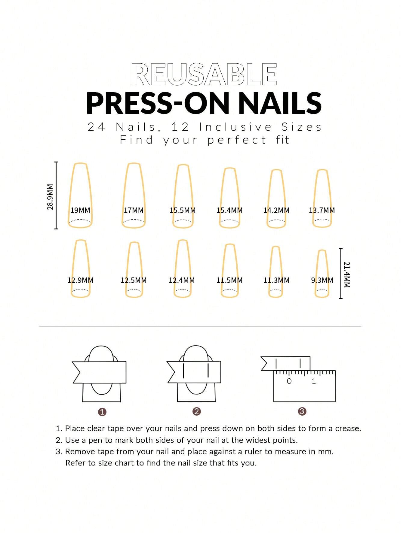 Long Coffin Shape Pink & Silver Glitter Press-on Nails