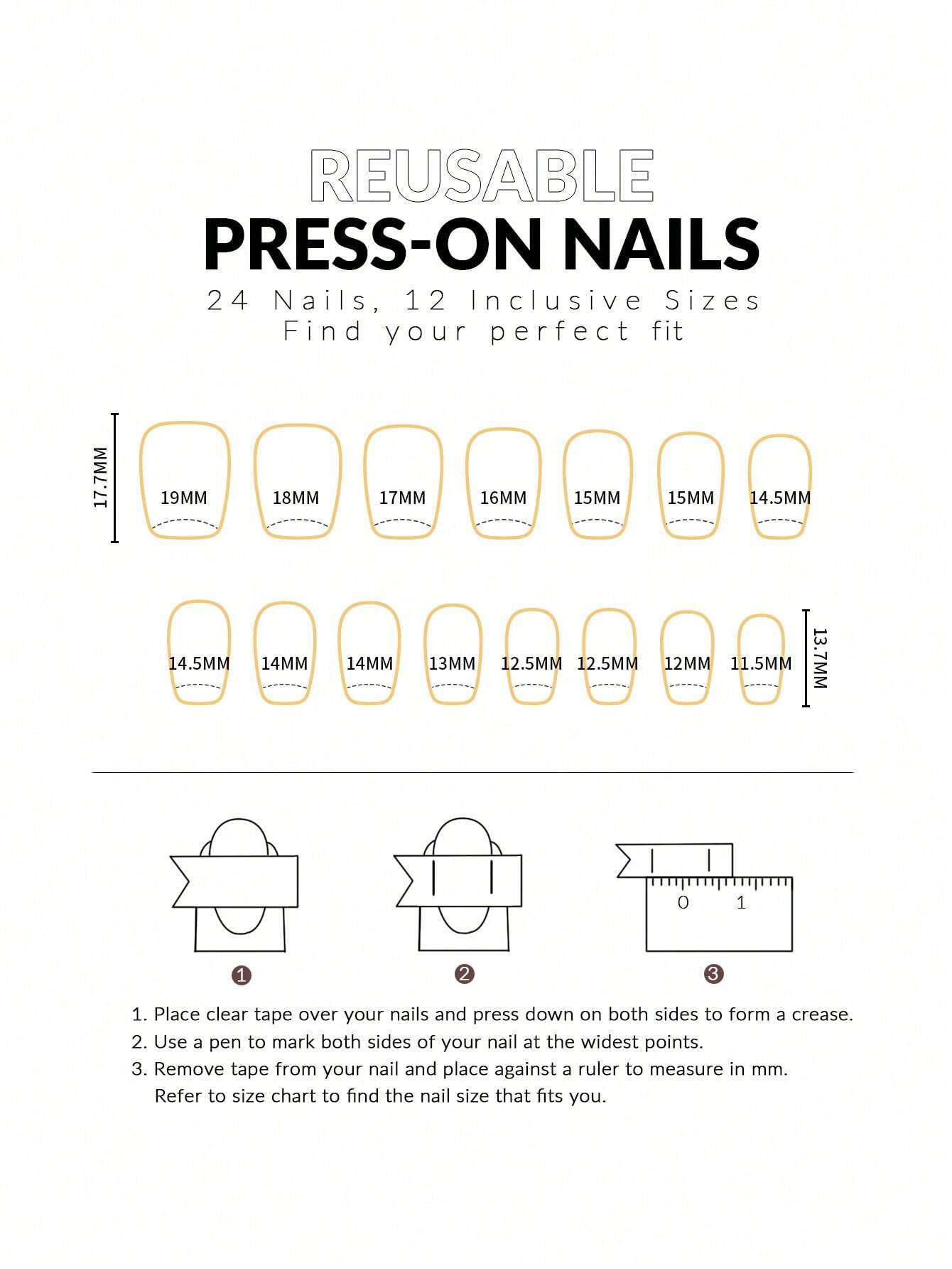 Short Coffin Shaped Gradient Blush Jelly Press-On Nails