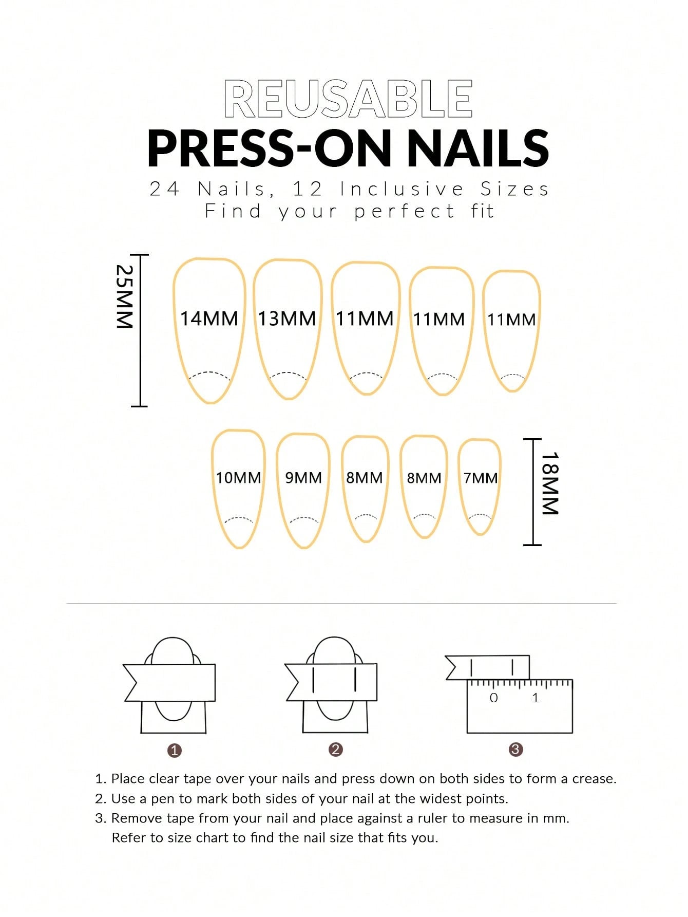 Yellow Base Color Burst Glitter Gold Press-on Nails