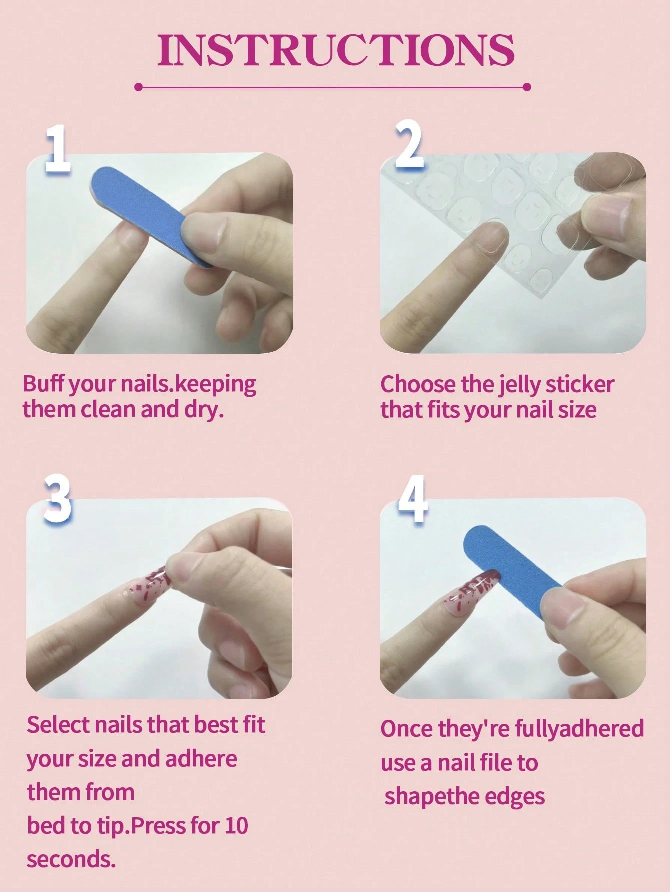 Medium Almond Shaped Ombre Brown Pressons Nails