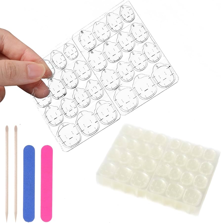 Waterproof Glue Tabs Double-Sided Nail Jelly Sticker