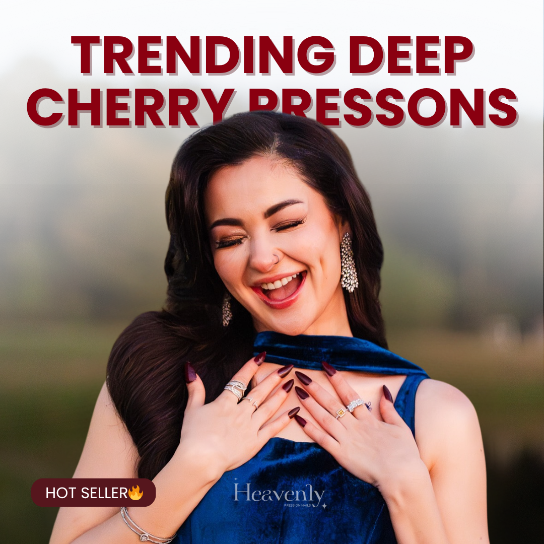 Pinterest Trending Deep Cherry Pressons 🍒